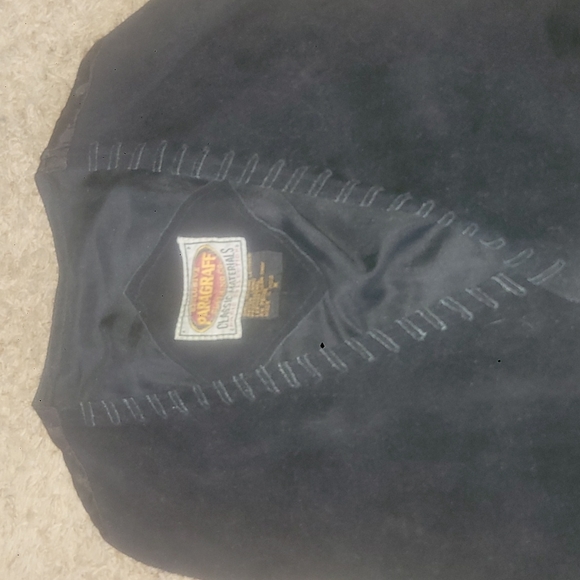 Vintage Paragraff Suede Leather vest - Picture 2 of 7